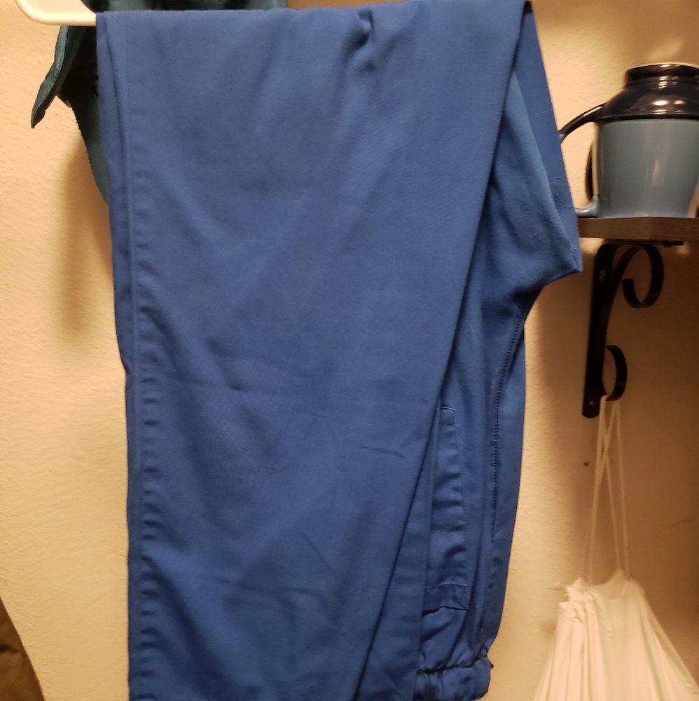 BLUE SCRUB PANTS